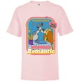 thumbnail image 1 of Disney Lady and The Tramp Deliciously Romantic - Short Sleeve T-Shirt for Kids - Customized-Soft Pink, 1 of 5