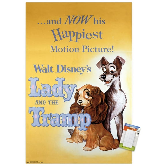 Disney Lady and The Tramp - One Sheet Wall Poster, 22.375" x 34"