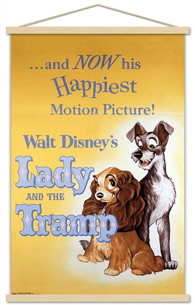 Walt Disney Lady and the Tramp ポスター Disney Lady and The Tramp - One Sheet Wall Poster, 22.375