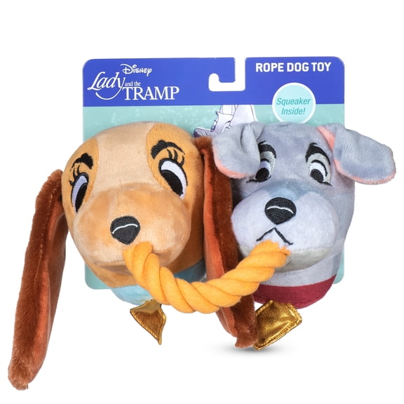 Disney: Lady and The Tramp Spaghetti Rope Plush Toy- 14in