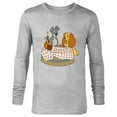 thumbnail image 1 of Disney Lady and Tramp Bella Notte Spaghetti - Long Sleeve T-Shirt for Men -Customized-Athletic Heather, 1 of 5