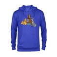 thumbnail image 1 of Disney Lady and the Tramp Dogs - Pullover Hoodie for Adults -Customized-Royal Heather, 1 of 5