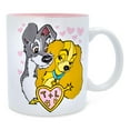 thumbnail image 1 of Disney Lady and the Tramp Doodle Sketch Hearts Ceramic Mug | Holds 20 Ounces, 1 of 7