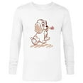 thumbnail image 1 of Disney Lady and the Tramp Lady Puppy Sketch - Long Sleeve T-Shirt for Men -Customized-White, 1 of 5