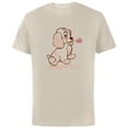 thumbnail image 1 of Disney Lady and the Tramp Lady Puppy Sketch - Short Sleeve Cotton T-Shirt for Adults -Customized-Natural, 1 of 5