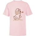 thumbnail image 1 of Disney Lady and the Tramp Lady Puppy Sketch - Short Sleeve T-Shirt for Kids -Customized-Soft Pink, 1 of 5