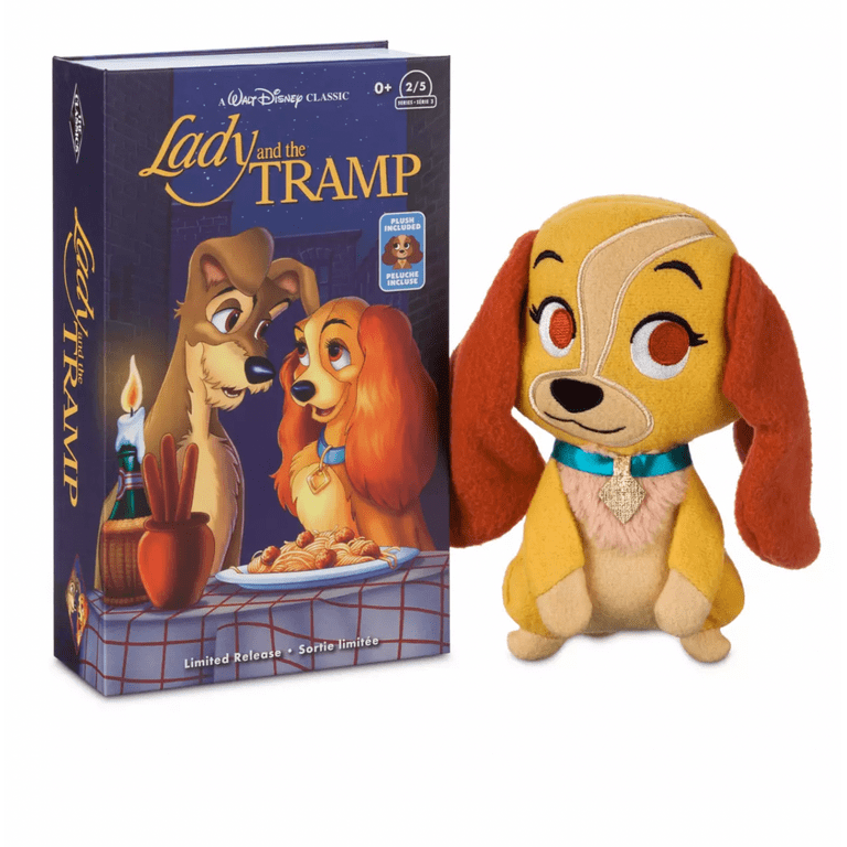 希少★WALT Disney's Lady and the TRAMPぬいぐるみ Disney Lady and the Tramp VHS Small Plush Limited Release New with