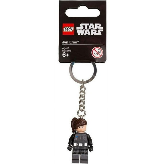 Disney Lego Star Wars Jyn Erso Keychain New with Tags