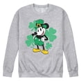 thumbnail image 1 of Disney - Leprechaun Mickey  - Men's Crew Neck Fleece Pullover, 1 of 5