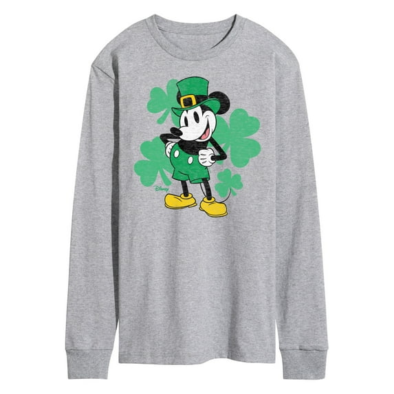 Disney - Leprechaun Mickey - Men's Long Sleeve T-Shirt