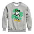 thumbnail image 1 of Disney - Leprechaun Mickey - Toddler And Youth Crewneck Fleece Sweatshirt, 1 of 5