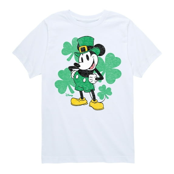 Disney - Leprechaun Mickey - Toddler And Youth Short Sleeve Graphic T-Shirt