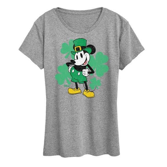 Disney - Leprechaun Mickey - Women's Short Sleeve Graphic T-Shirt