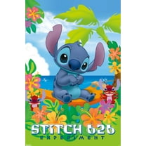 Disney Leroy and Stitch - Beach Wall Poster, 22.375" x 34"