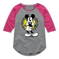 thumbnail image 1 of Disney - Let The Good Times Flow - Toddler & Youth Girls Raglan Graphic T-Shirt, 1 of 5