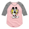 thumbnail image 1 of Disney - Let The Good Times Flow - Toddler & Youth Girls Raglan Graphic T-Shirt, 1 of 5