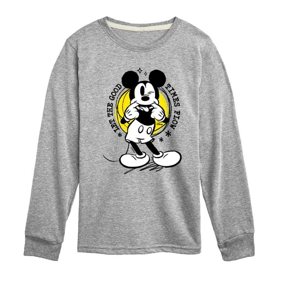 Disney - Let The Good Times Flow - Toddler & Youth Long Sleeve Graphic T-Shirt