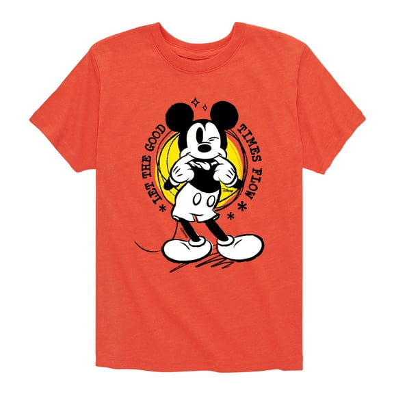 Disney - Let The Good Times Flow - Toddler & Youth Short Sleeve Graphic T-Shirt
