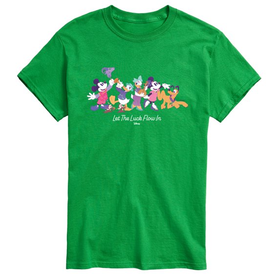 Disney - Let The Luck Flow In Short Sleeve Graphic T-Shirt