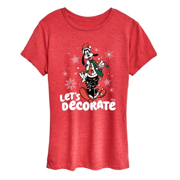 Disney - Let's Decorate Women's Short Sleeve Graphic T-Shirt