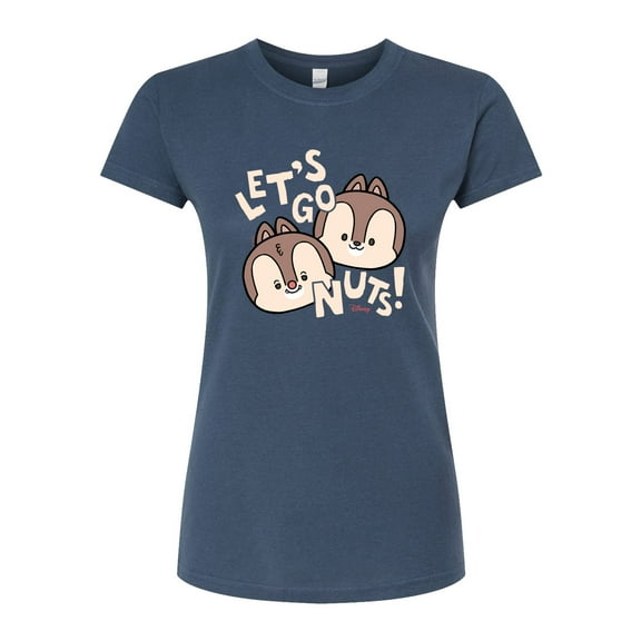 Disney - Let's Go Nuts - Juniors Fitted Graphic T-Shirt