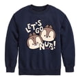 thumbnail image 1 of Disney - Let's Go Nuts - Toddler & Youth Crewneck Fleece Sweatshirt, 1 of 4