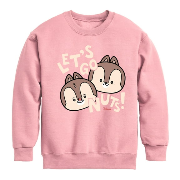 Disney - Let's Go Nuts - Toddler & Youth Crewneck Fleece Sweatshirt