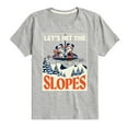 thumbnail image 1 of Disney - Let's Hit The Slopes - Toddler & Youth Short Sleeve Graphic T-Shirt, 1 of 5