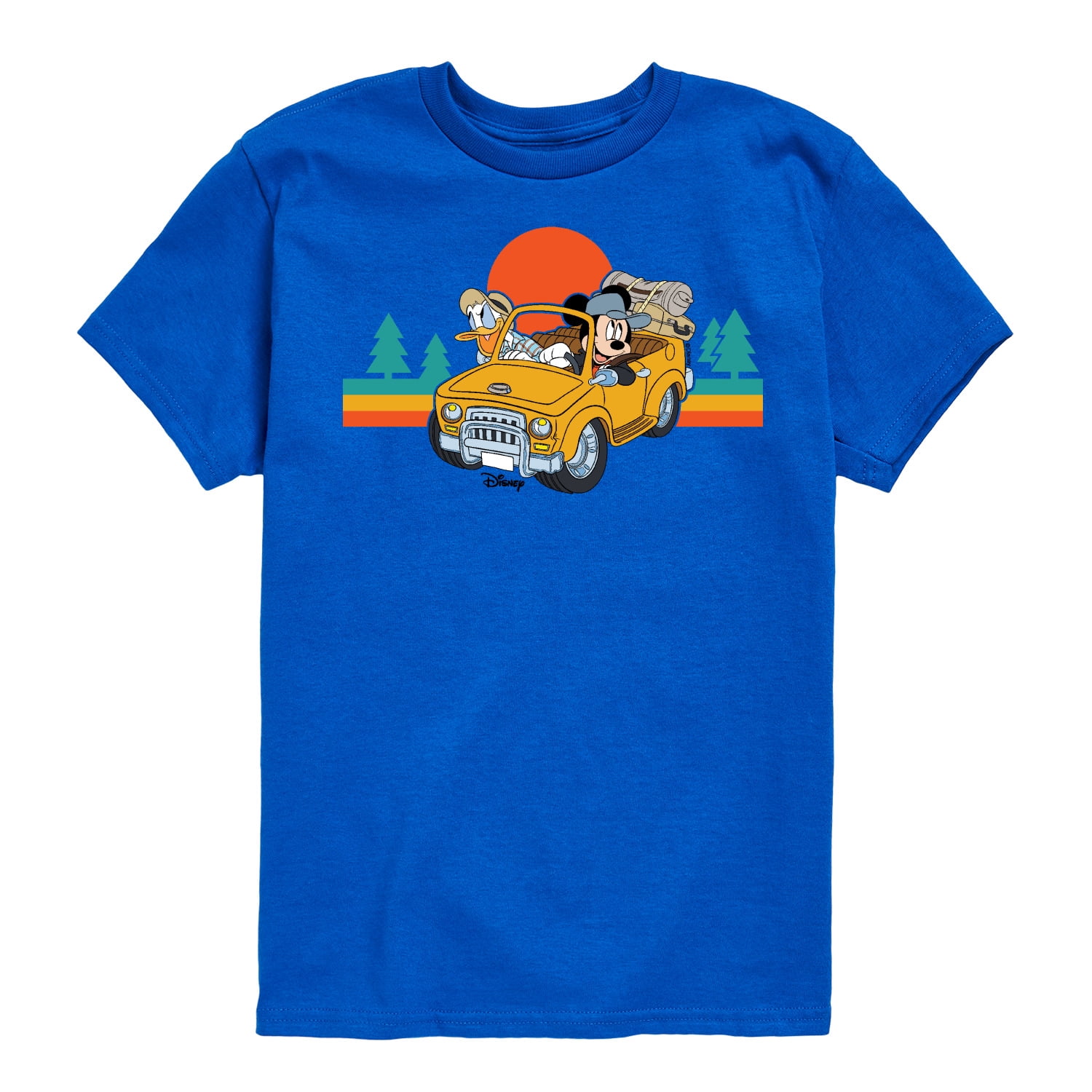 Disney - Lets Hit The Road - Toddler & Youth Short Sleeve Graphic T ...