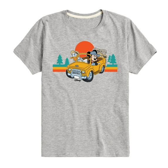 Disney - Lets Hit The Road - Toddler & Youth Short Sleeve Graphic T-Shirt