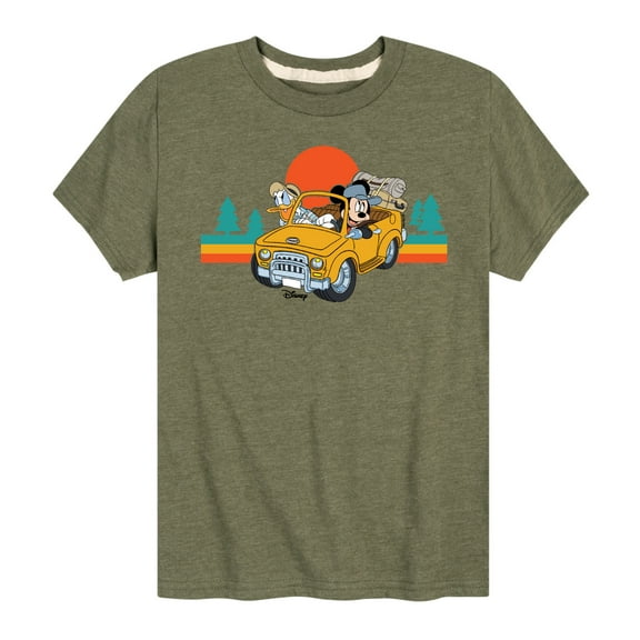 Disney - Lets Hit The Road - Toddler & Youth Short Sleeve Graphic T-Shirt