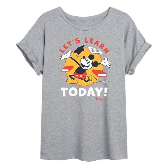 Disney - Lets Learn Today - Women's Oversized T-Shirt