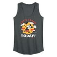 thumbnail image 1 of Disney - Lets Learn Today  - Women's Racerback Tank Top, 1 of 4