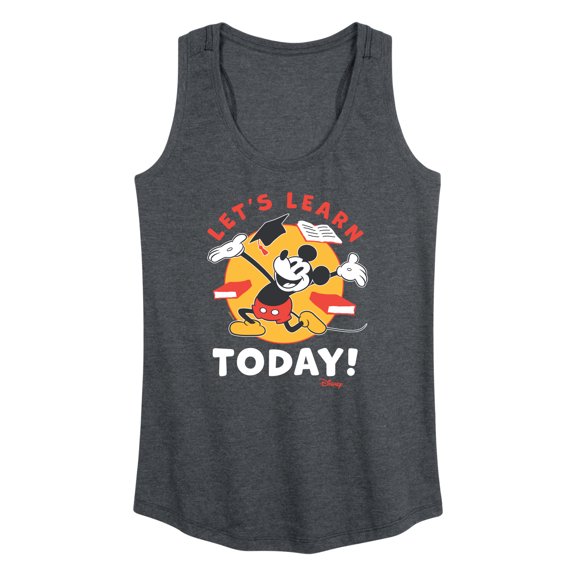 Disney - Lets Learn Today  - Women's Racerback Tank Top