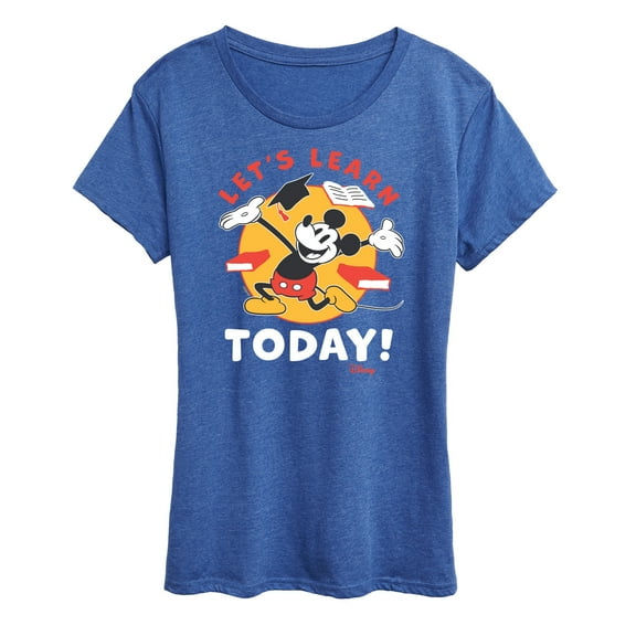 Disney - Lets Learn Today  - Women's Short Sleeve Graphic T-Shirt