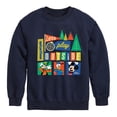 thumbnail image 1 of Disney - Lets Play Outside - Toddler & Youth Crewneck Fleece Sweatshirt, 1 of 5