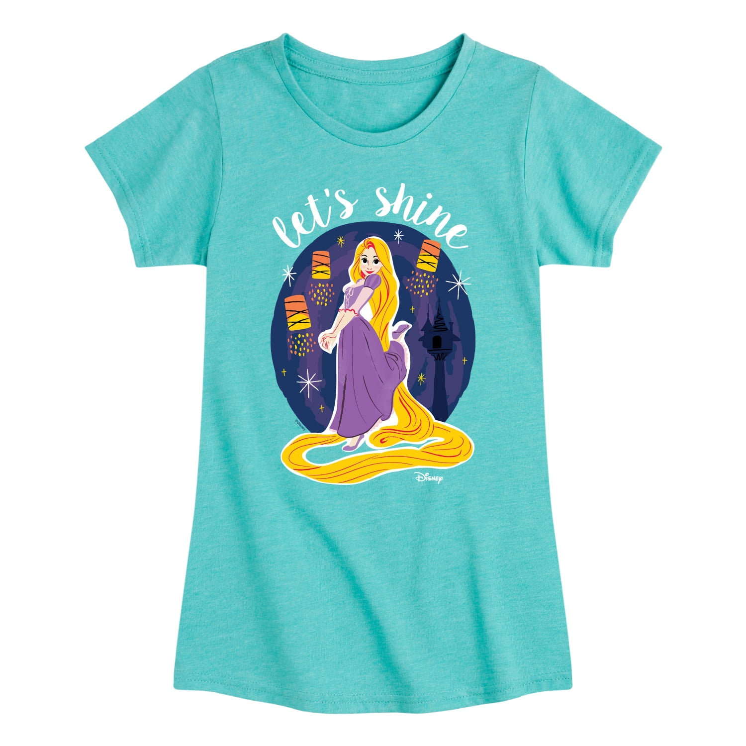Disney - Lets Shine - Toddler & Youth Girls Short Sleeve Graphic T ...