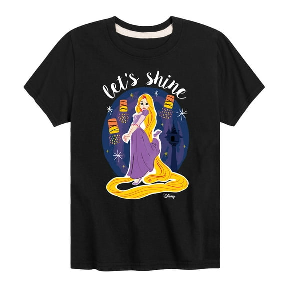 Disney - Lets Shine - Toddler & Youth Short Sleeve Graphic T-Shirt