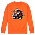thumbnail image 1 of Disney - Level Up Your Life - Men's Crew Neck Fleece Pullover, 1 of 6