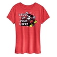 thumbnail image 1 of Disney - Level Up Your Life Mickey - Women's Short Sleeve Graphic T-Shirt, 1 of 5