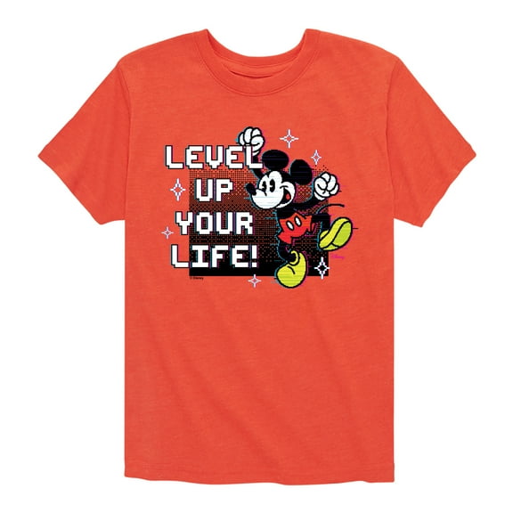 Disney - Level Up Your Life - Toddler & Youth Short Sleeve Graphic T-Shirt