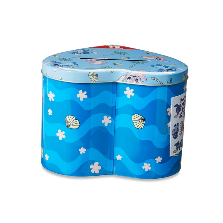 Disney License Lilo and Stitch Heart Tin Mailbox, 1 Count, New