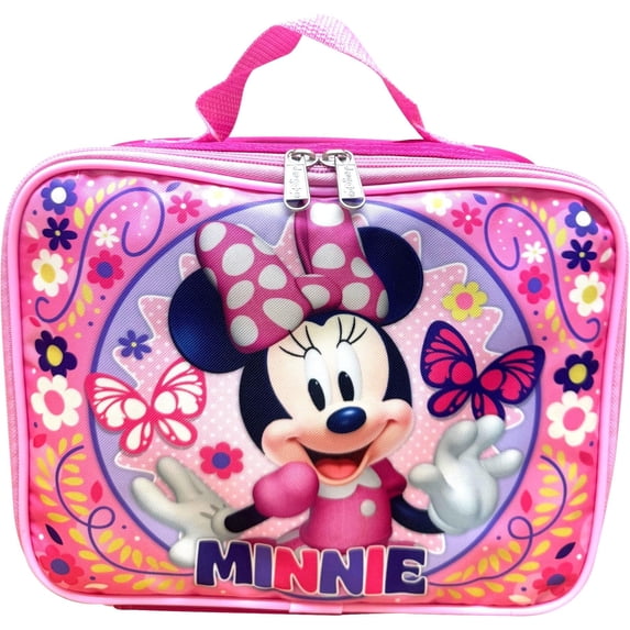 Disney Licensed Kid's Insulated Lunch Box Minnie Mouse-Pink/Purple