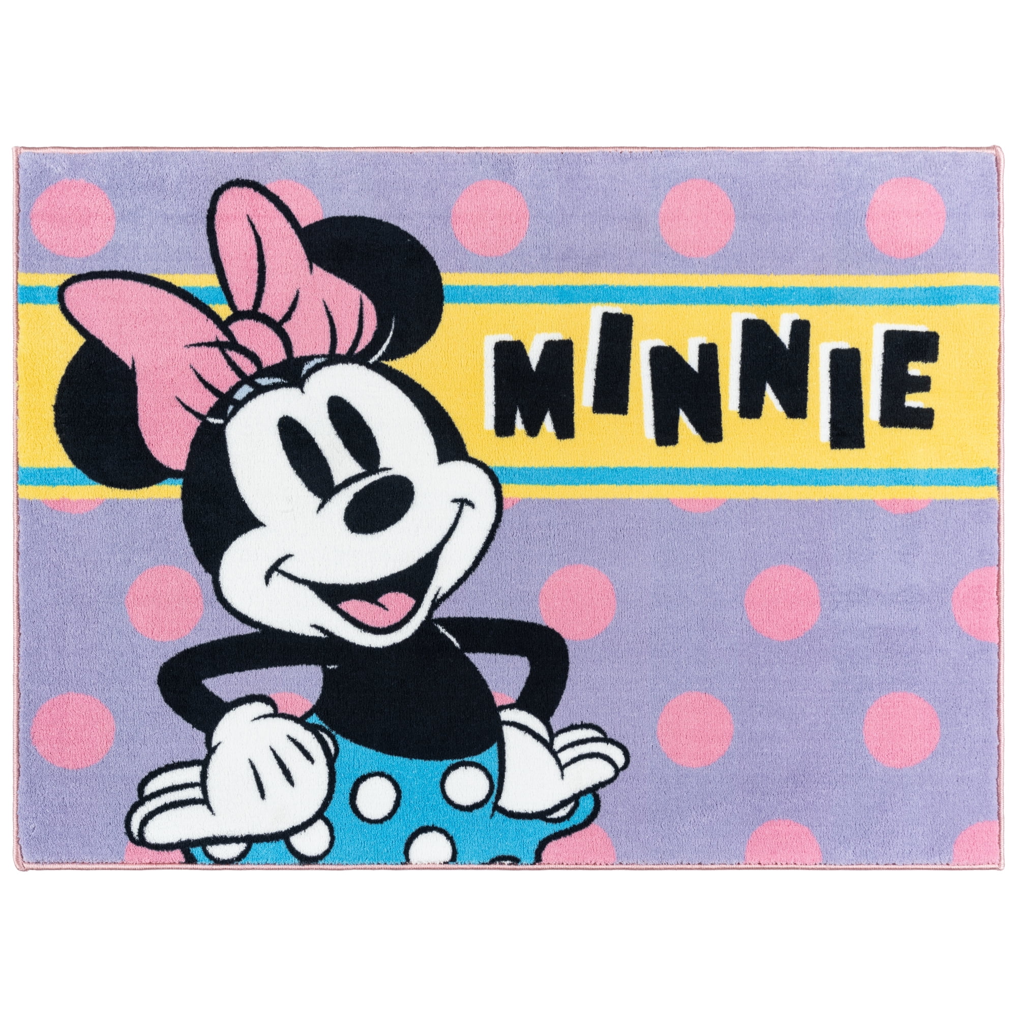 Disney Licensed Minnie Dots Youth Printed Area Rug, 3x5