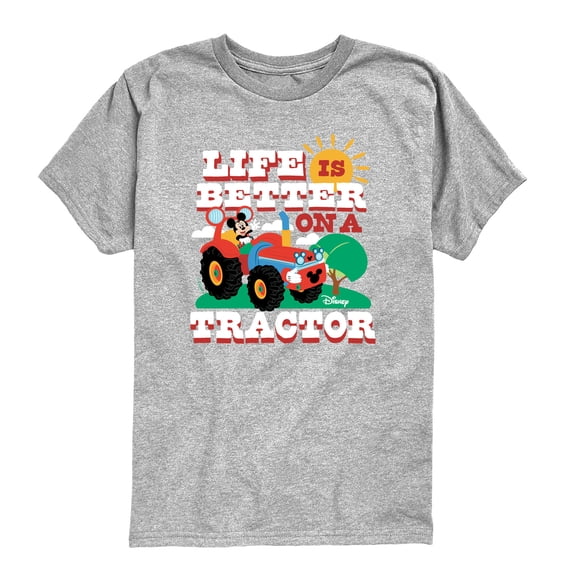 Disney - Life Is Better On A Tractor - Toddler Boys Short Sleeve Graphic T-Shirt