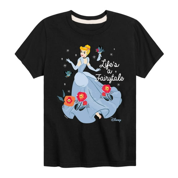 Disney - Lifes A Fairytale - Toddler & Youth Short Sleeve Graphic T-Shirt