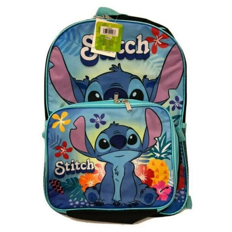 Disney Lilo And Stitch Backpack With Detachable Lunch Box - Walmart.com