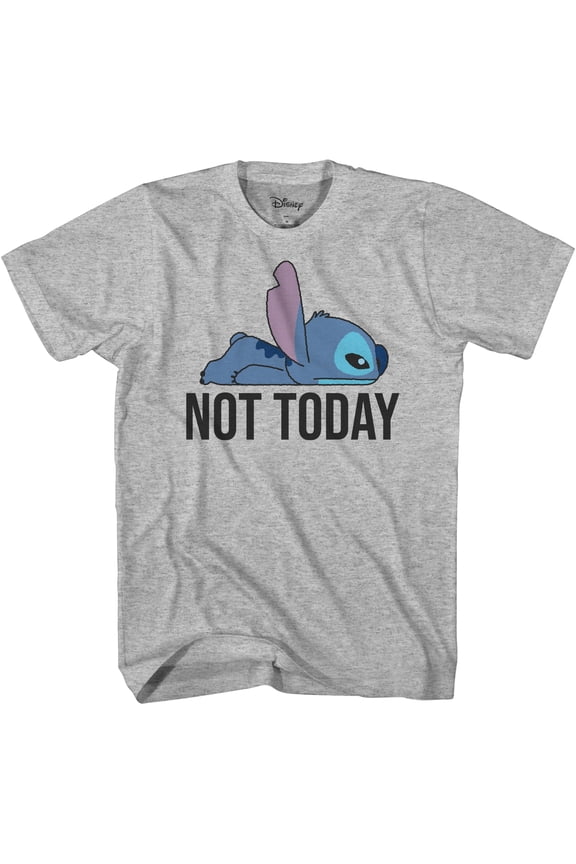 Disney Lilo And Stitch Not Today Mood Adult T-Shirt 2XL