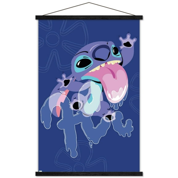 Disney Lilo And Stitch - Slobber Hi Wall Poster with Magnetic Frame, 22.375" x 34"