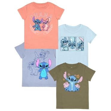 Disney Lilo And Stitch T-Shirt 4-Piece Set (Size 4-6)